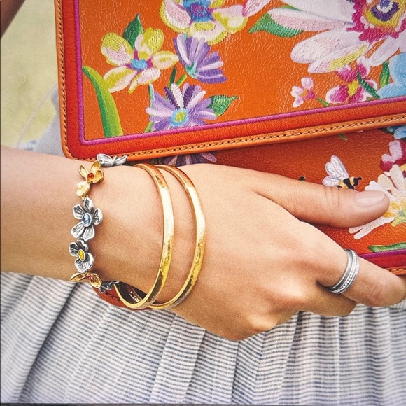 🌼🆕🌼 Brighton Everbloom Jardin Garland Bracelet NWT $98 - Picture 3 of 6